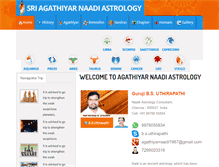 Tablet Screenshot of naadijothidam.net